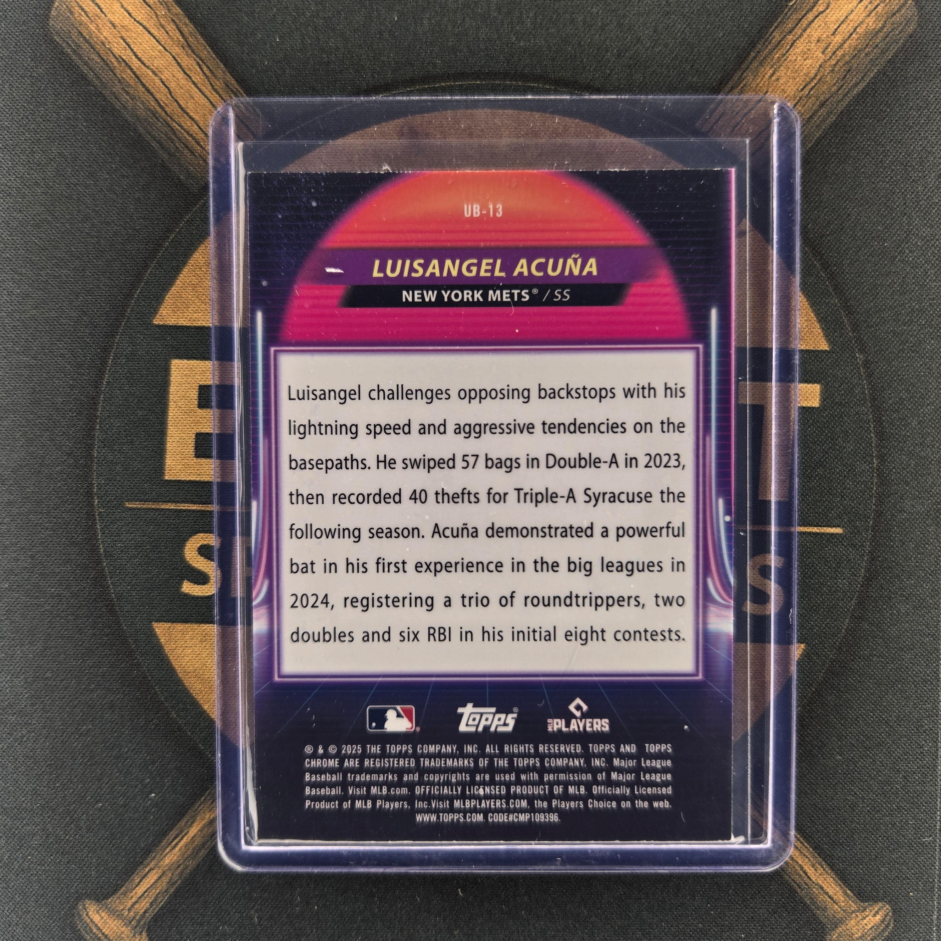 2025 Topps Cosmic Chrome Kristian Campbell Ultraviolet Beam | The Break Room Cards™-2