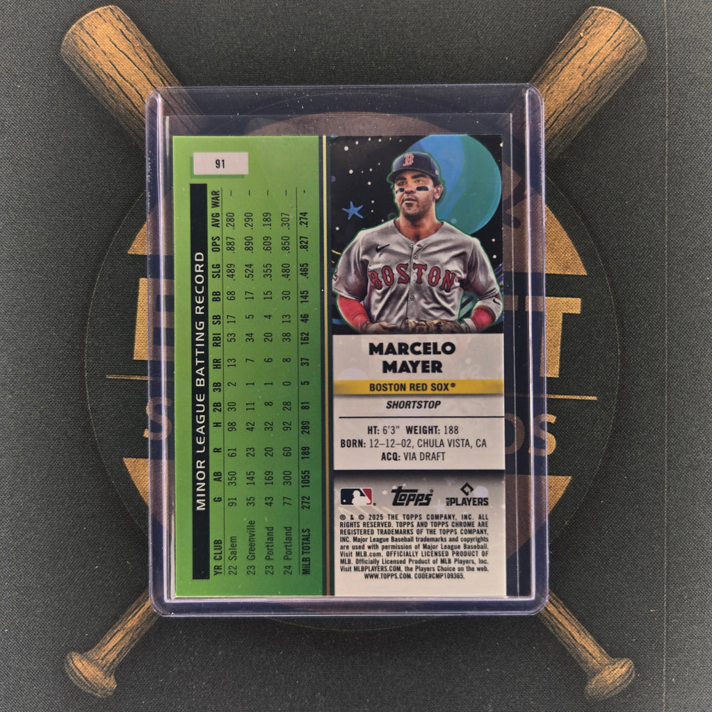 2025 Topps Cosmic Chrome Marcelo Mayer Aqua Equinox | The Break Room Cards™-2