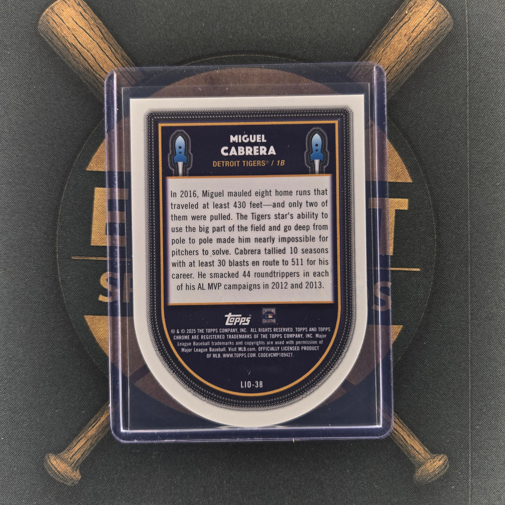 2025 Topps Cosmic Chrome Miguel Cabrera Launched into Orbit | The Break Room Cards™-2