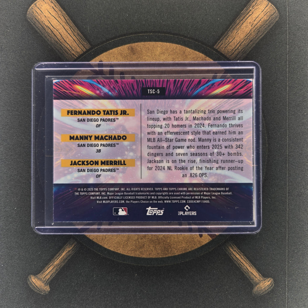 2025 Topps Cosmic Chrome Tatis/Machado/Merrill Star Clusters | The Break Room Cards™-2
