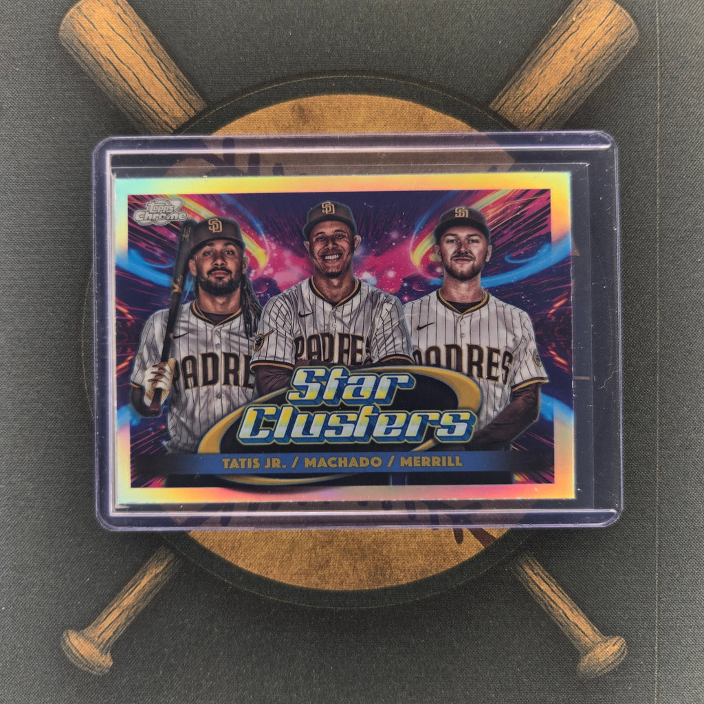 2025 Topps Cosmic Chrome Tatis/Machado/Merrill Star Clusters | The Break Room Cards™-1