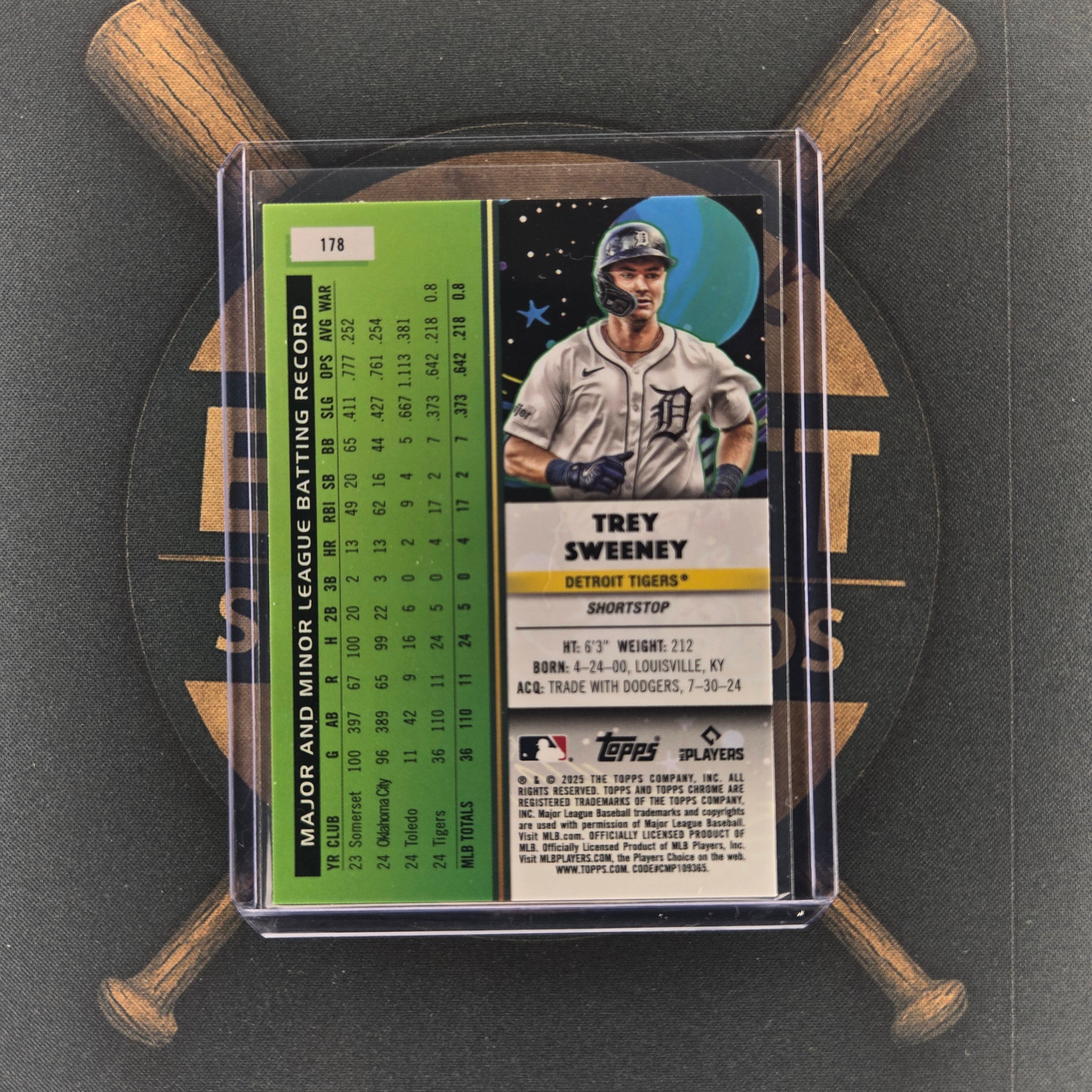 2025 Topps Cosmic Chrome Trey Sweeney White Hole | The Break Room Cards™-2