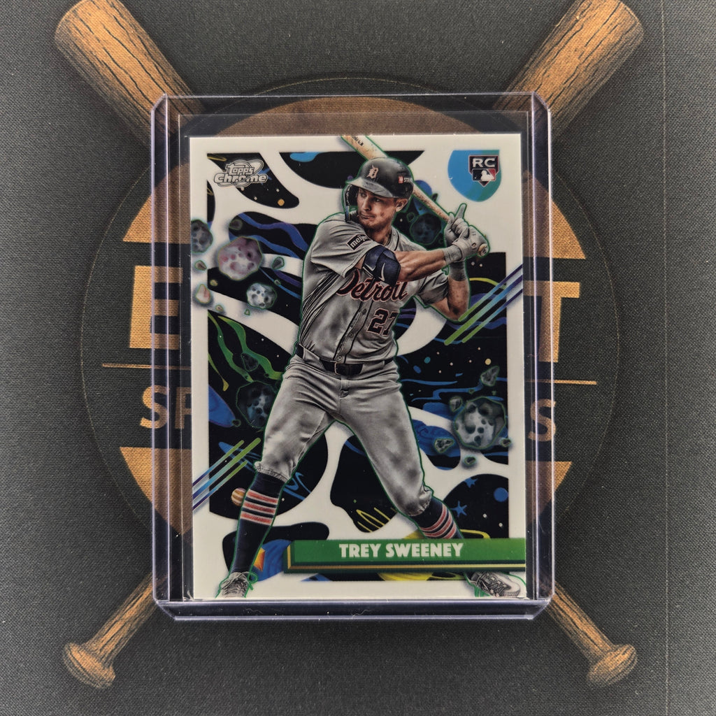 2025 Topps Cosmic Chrome Trey Sweeney White Hole | The Break Room Cards™-1