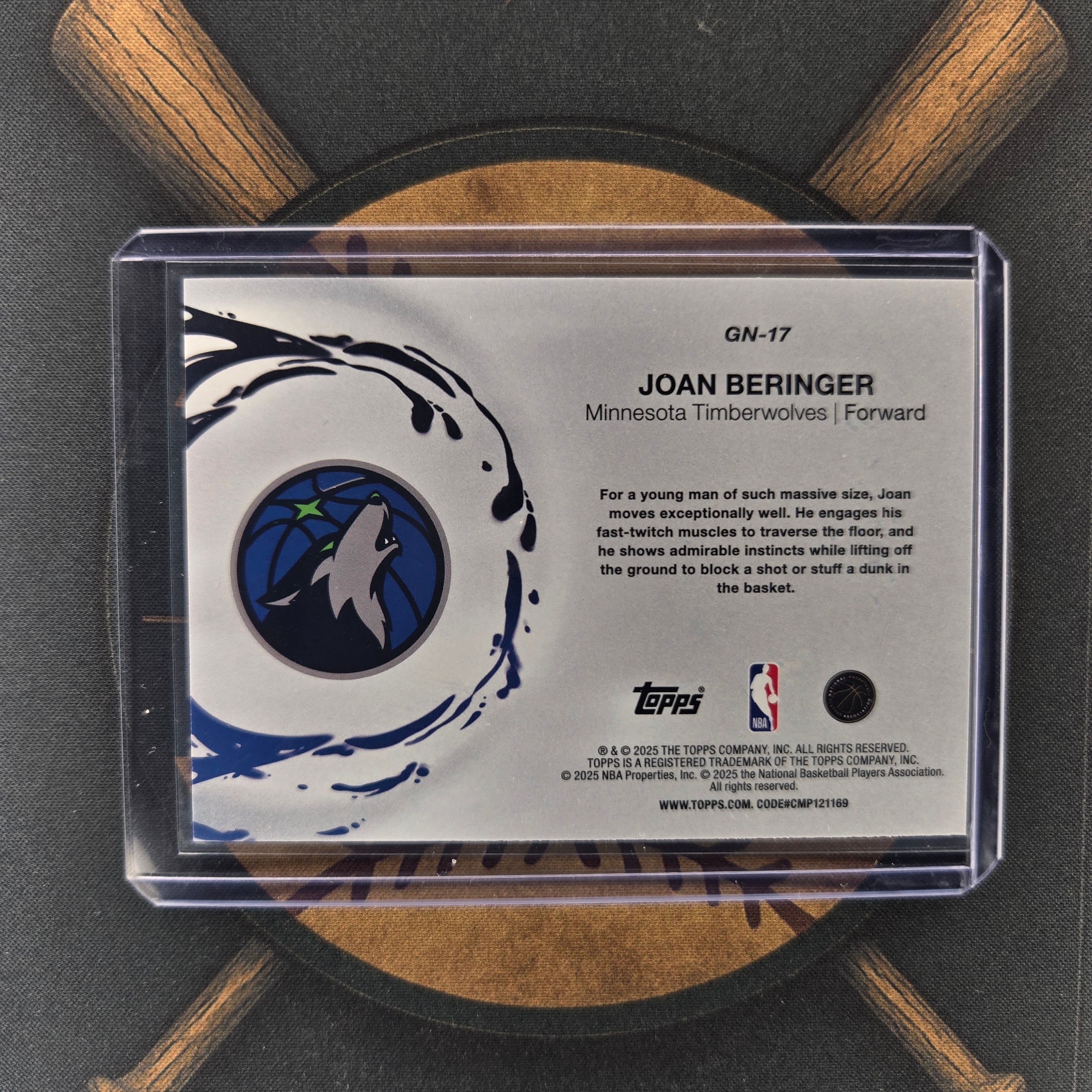 2025-26 Topps Joan Beringer Generation Now RC