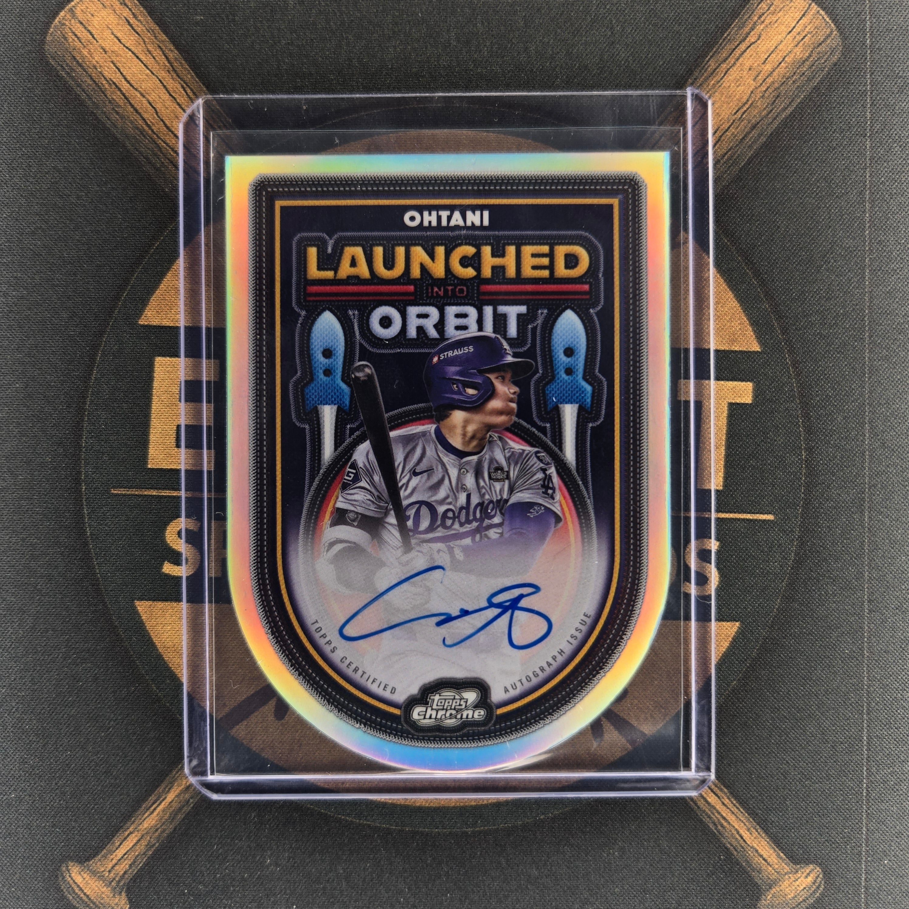 2025 Topps Cosmic Chrome Shohei Ohtani Launched into Orbit Auto