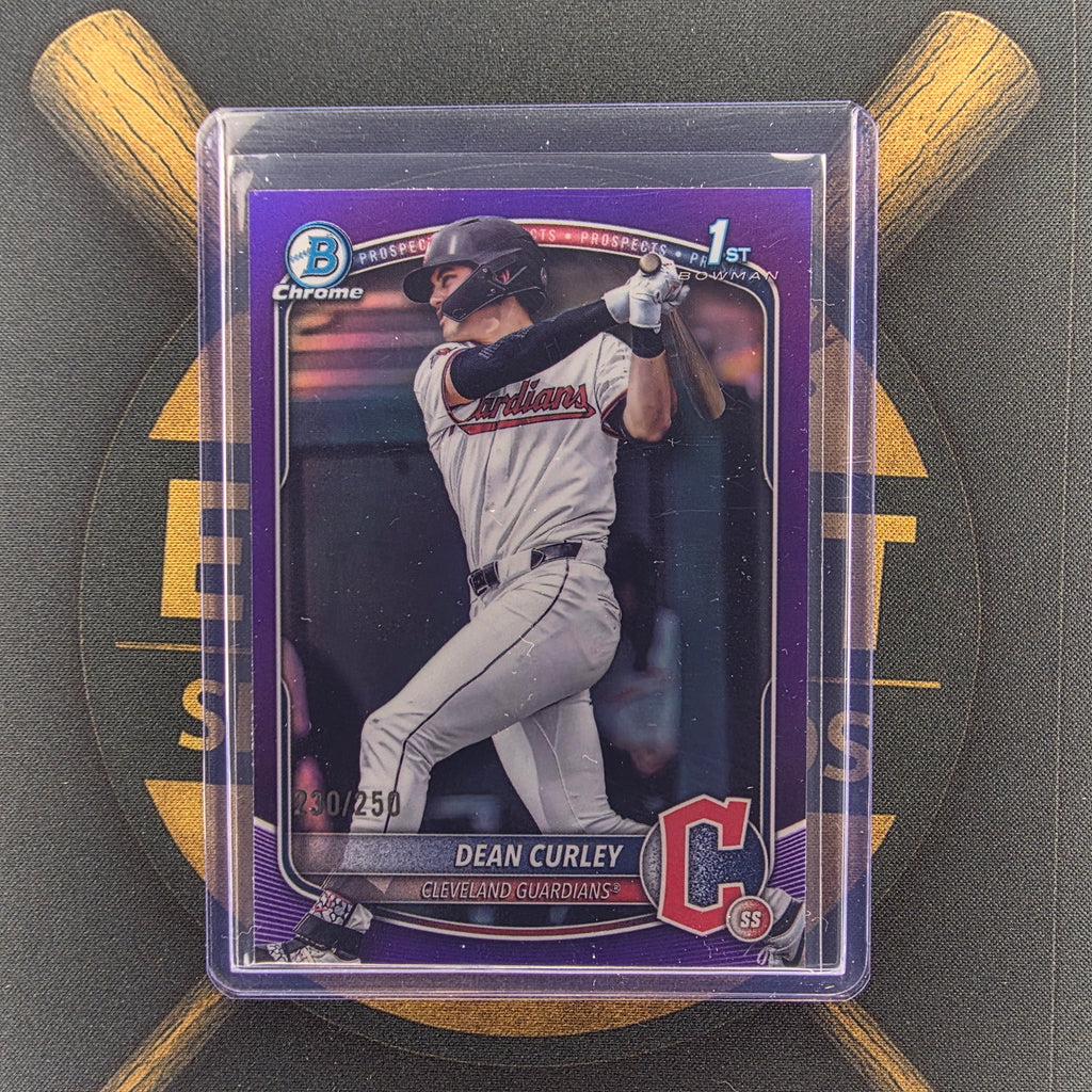 2025 Bowman Draft Dean Curley Purple Refractor