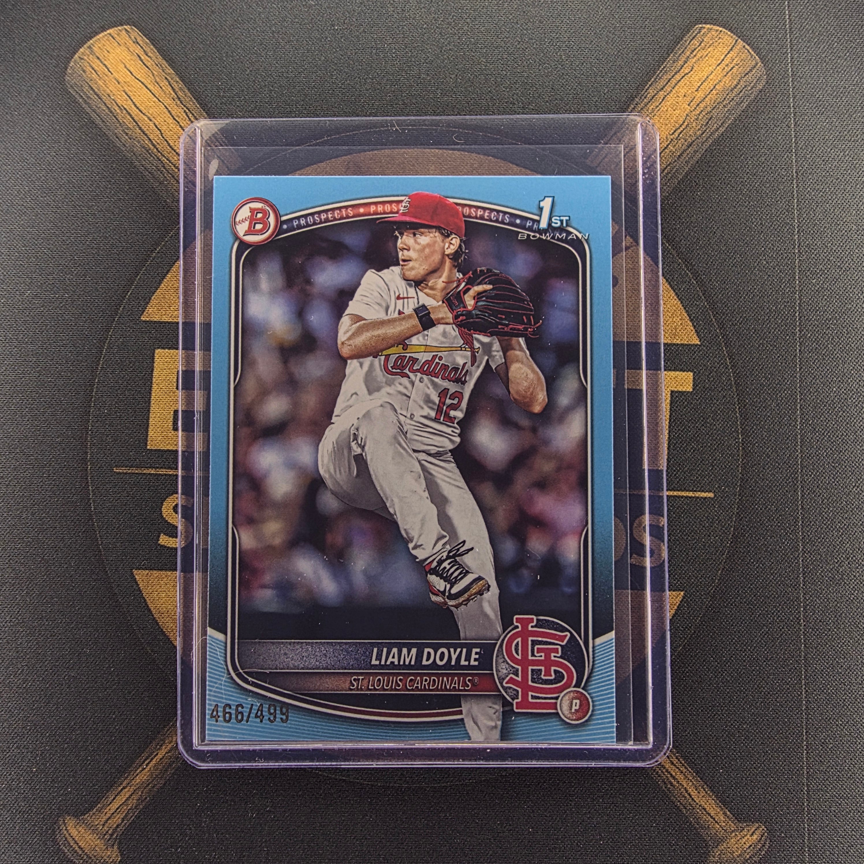 2025 Bowman Draft Liam Doyle Sky Blue