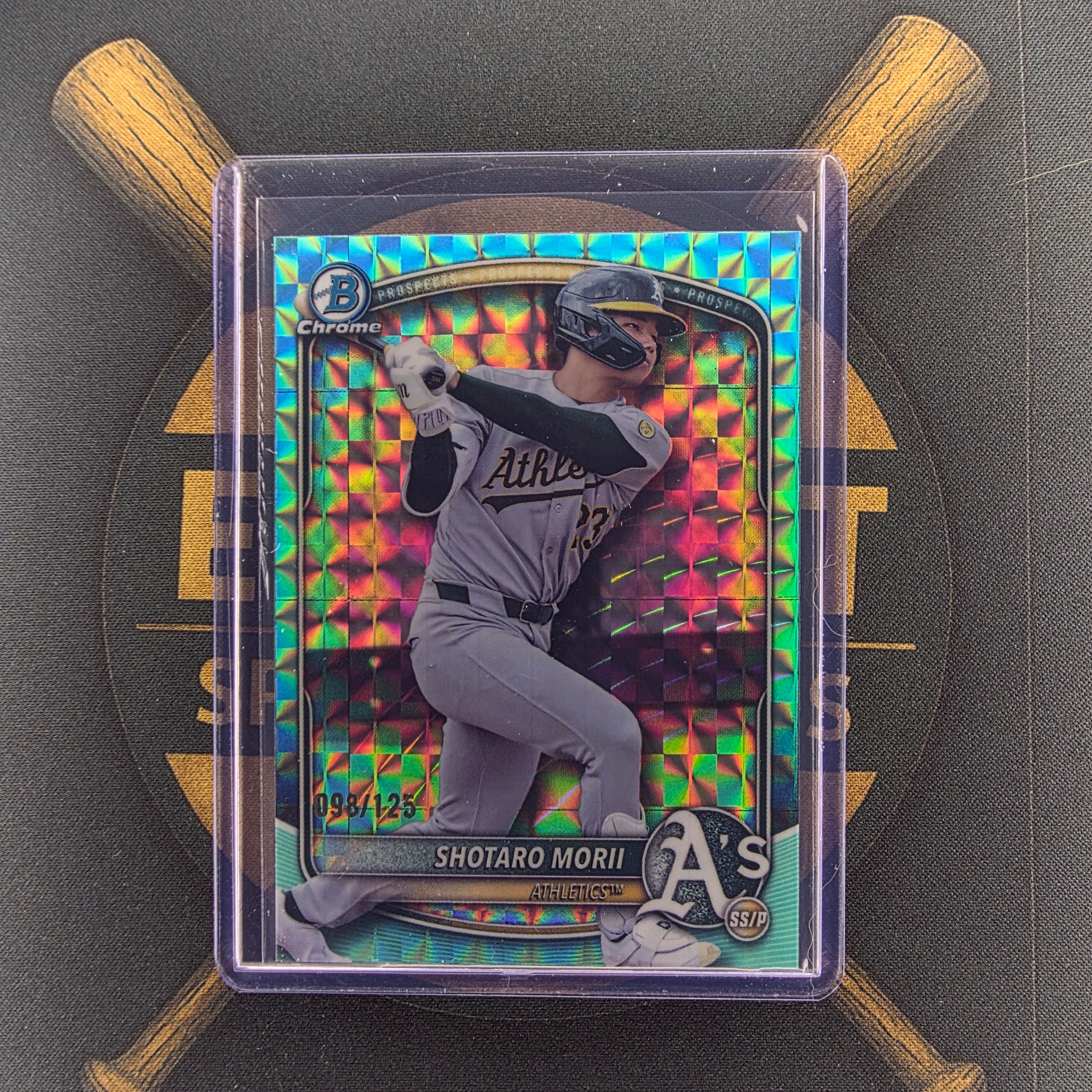 2025 Bowman Draft Shotaro Morii Aqua Geometric