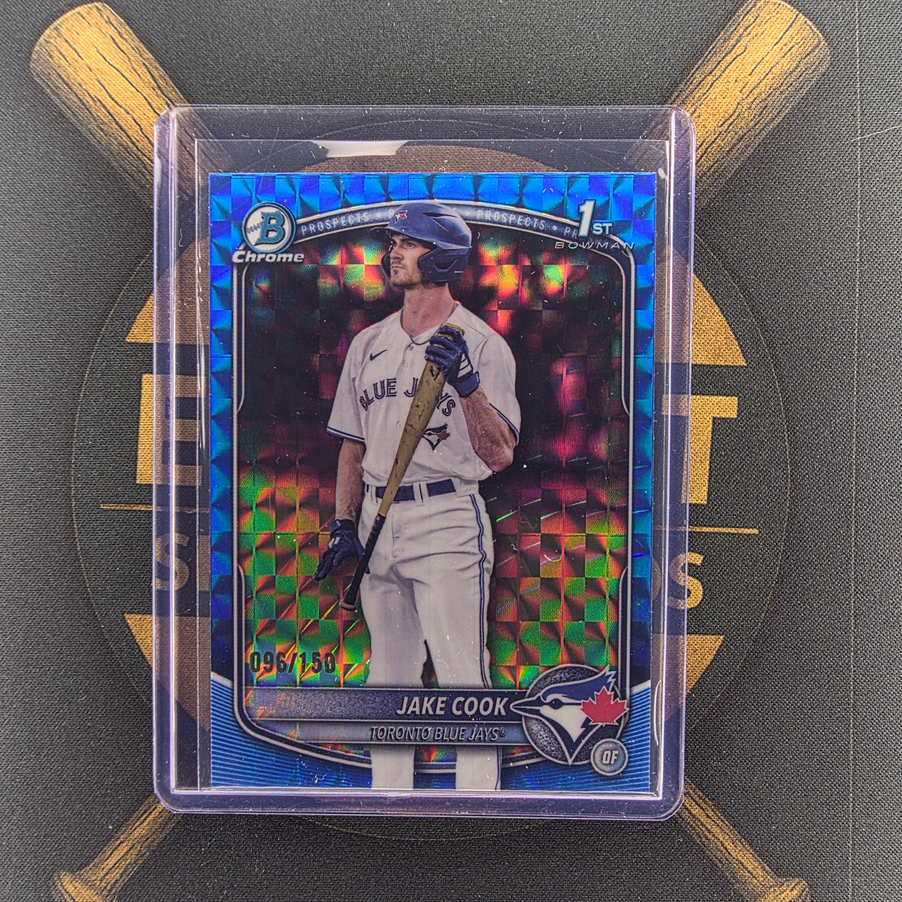 2025 Bowman Draft Jake Cook Blue Geometric