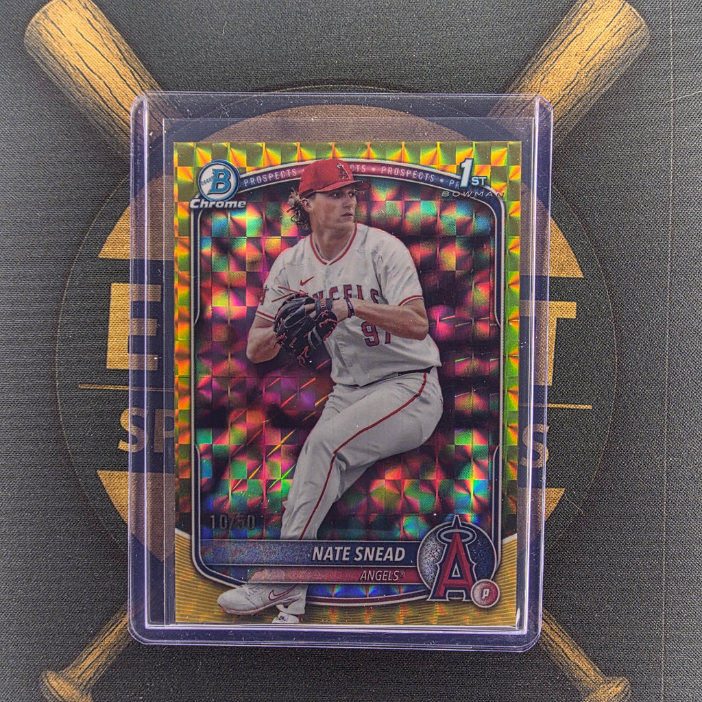 2025 Bowman Draft Nate Snead Gold Geometric