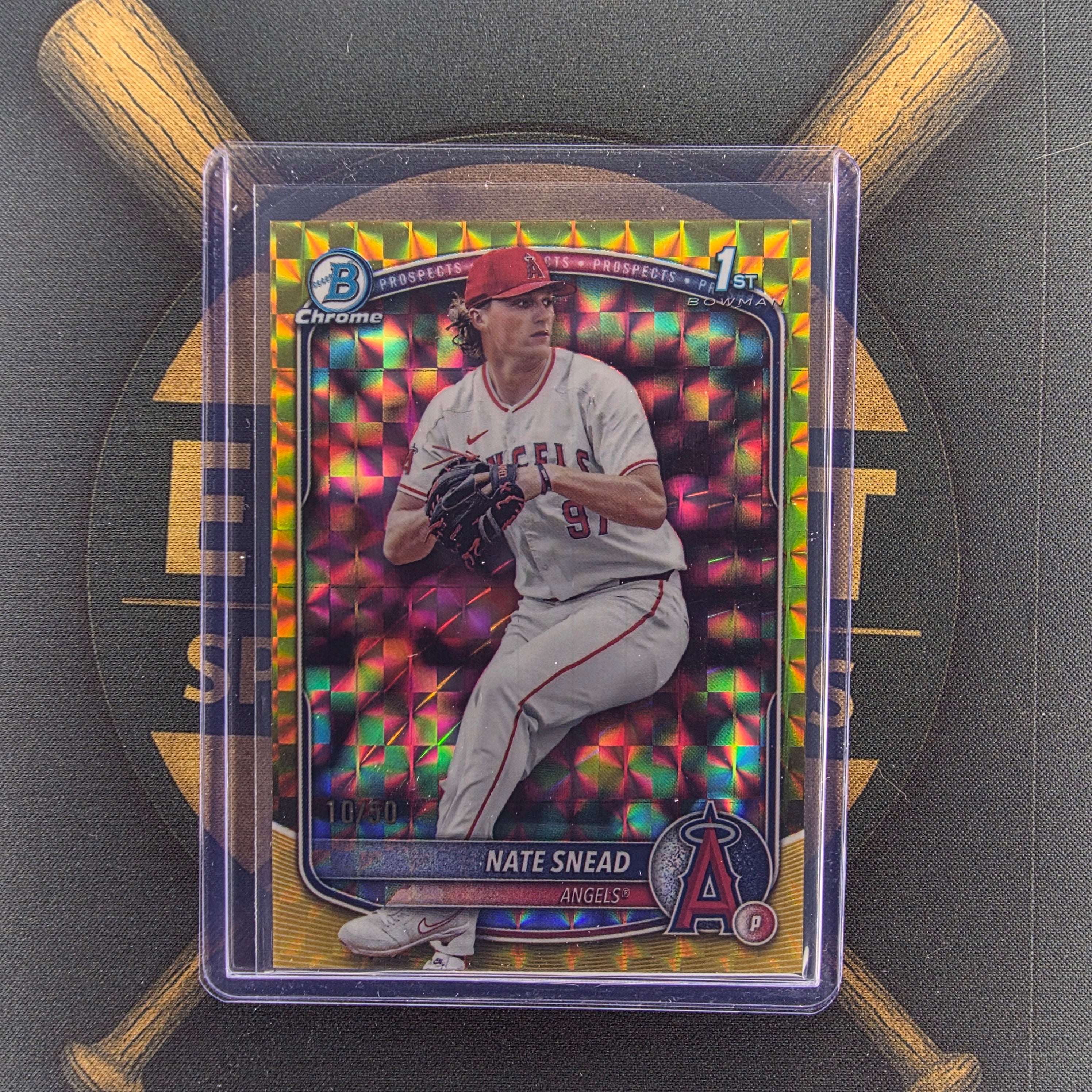 2025 Bowman Draft Nate Snead Gold Geometric