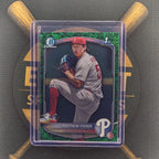 2025 Bowman Draft Matthew Fisher Green Grass