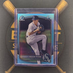 2025 Bowman Draft Mason Peters Sky Blue Refractor