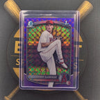 2025 Bowman Draft Johnny Slawinski Purple Geometric
