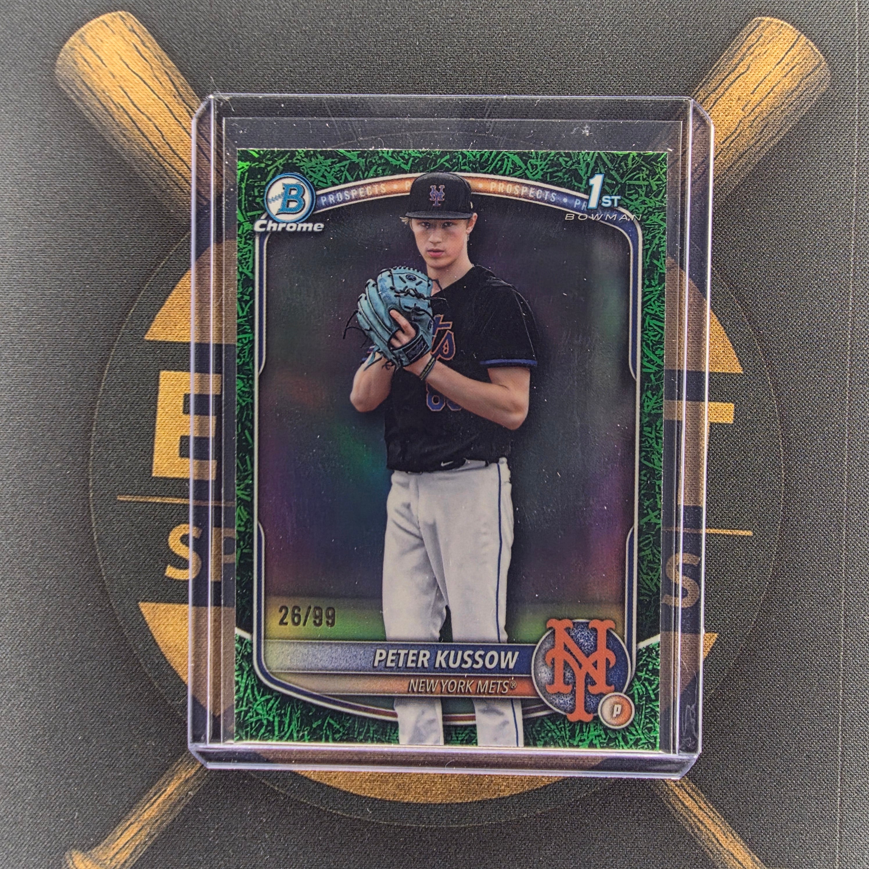 2025 Bowman Draft Peter Kussow Green Grass