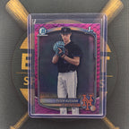 2025 Bowman Draft Peter Kussow Fuchsia Reptilian Refractor