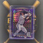 2025 Bowman Draft Jordan Yost Purple Geometric