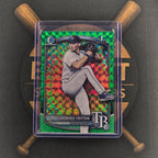2025 Bowman Draft Dominic Fritton Green Geometric