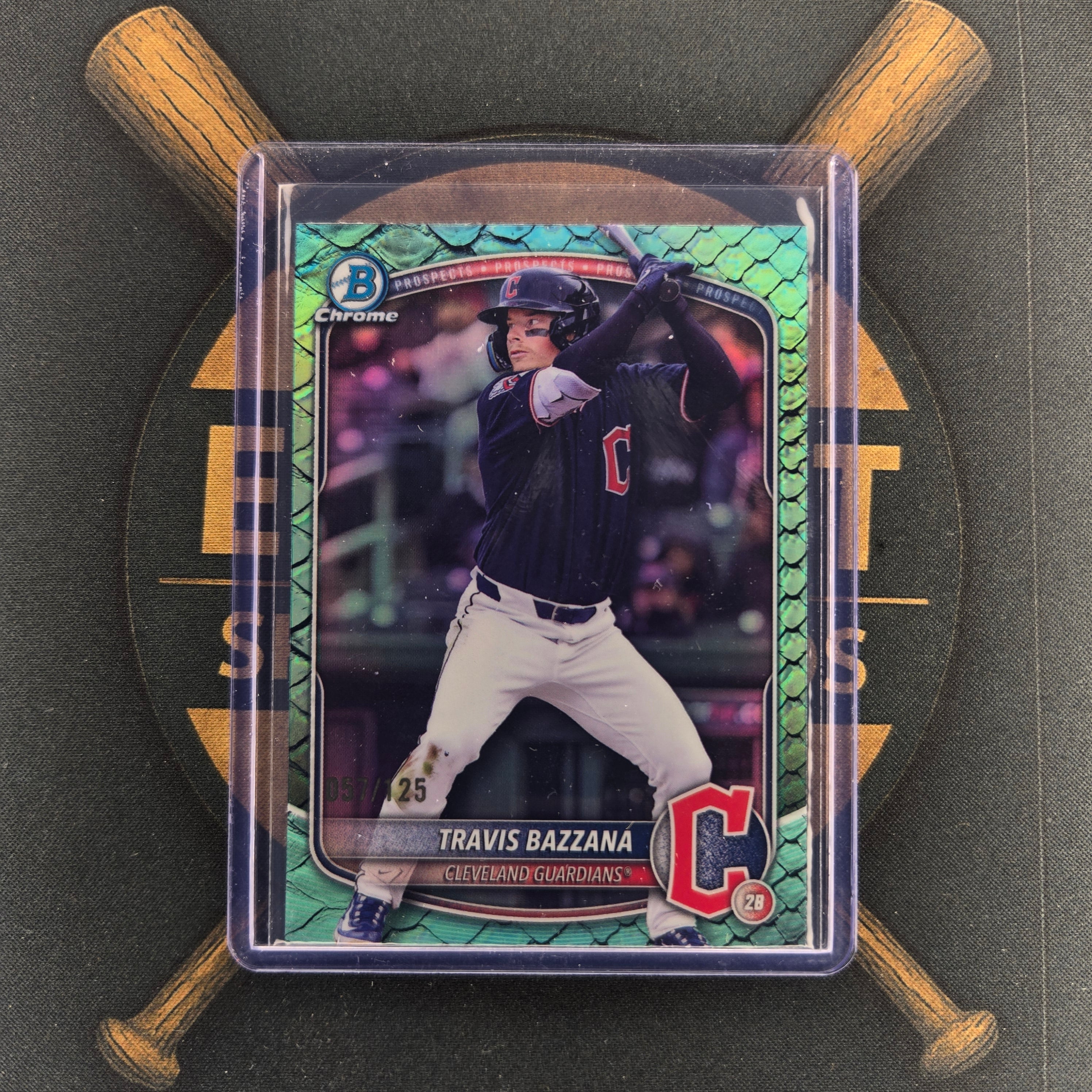 2025 Bowman Draft Travis Bazzana Aqua Reptilian