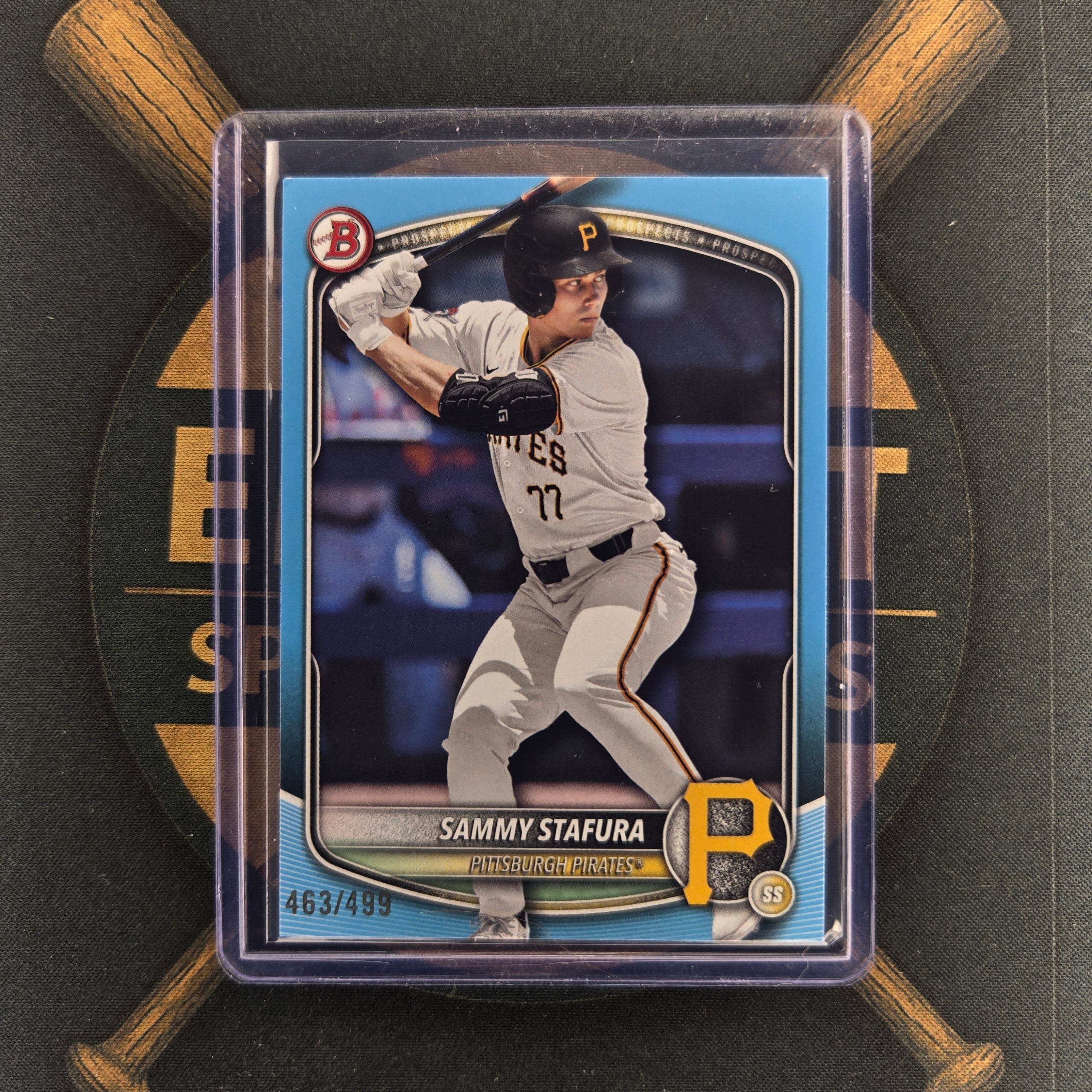 2025 Bowman Draft Sammy Stafura Sky Blue