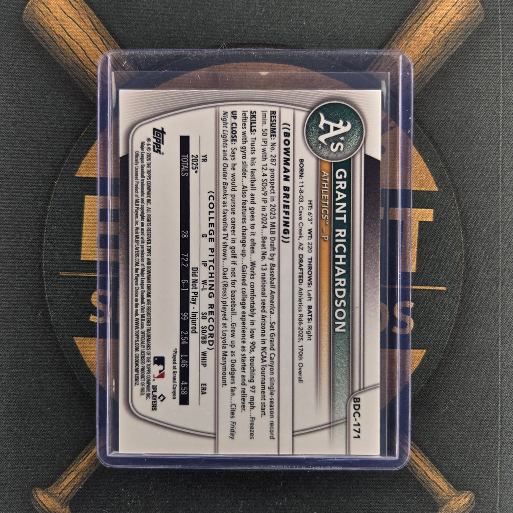 2025 Bowman Draft Grant Richardson Steel Metal