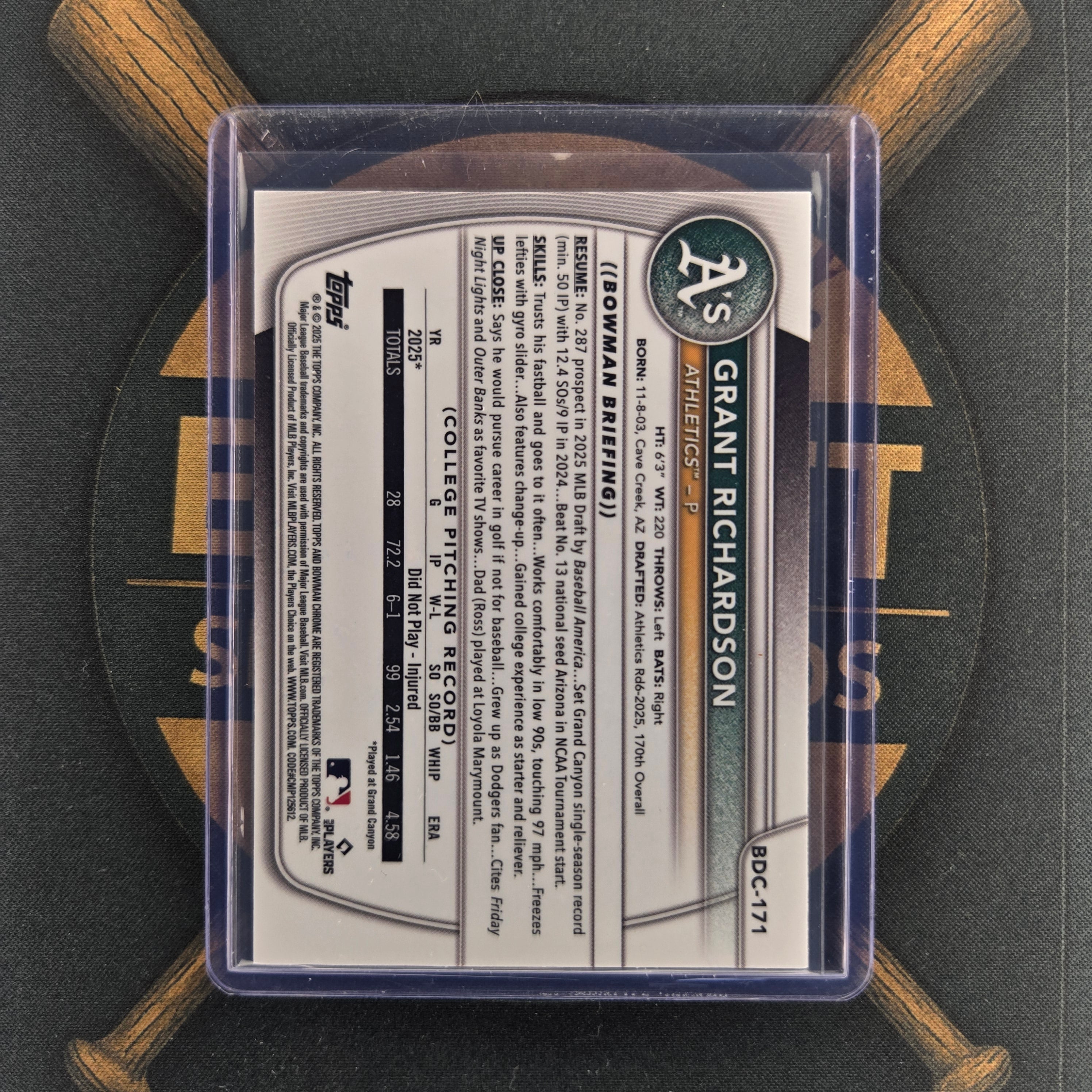 2025 Bowman Draft Grant Richardson Steel Metal