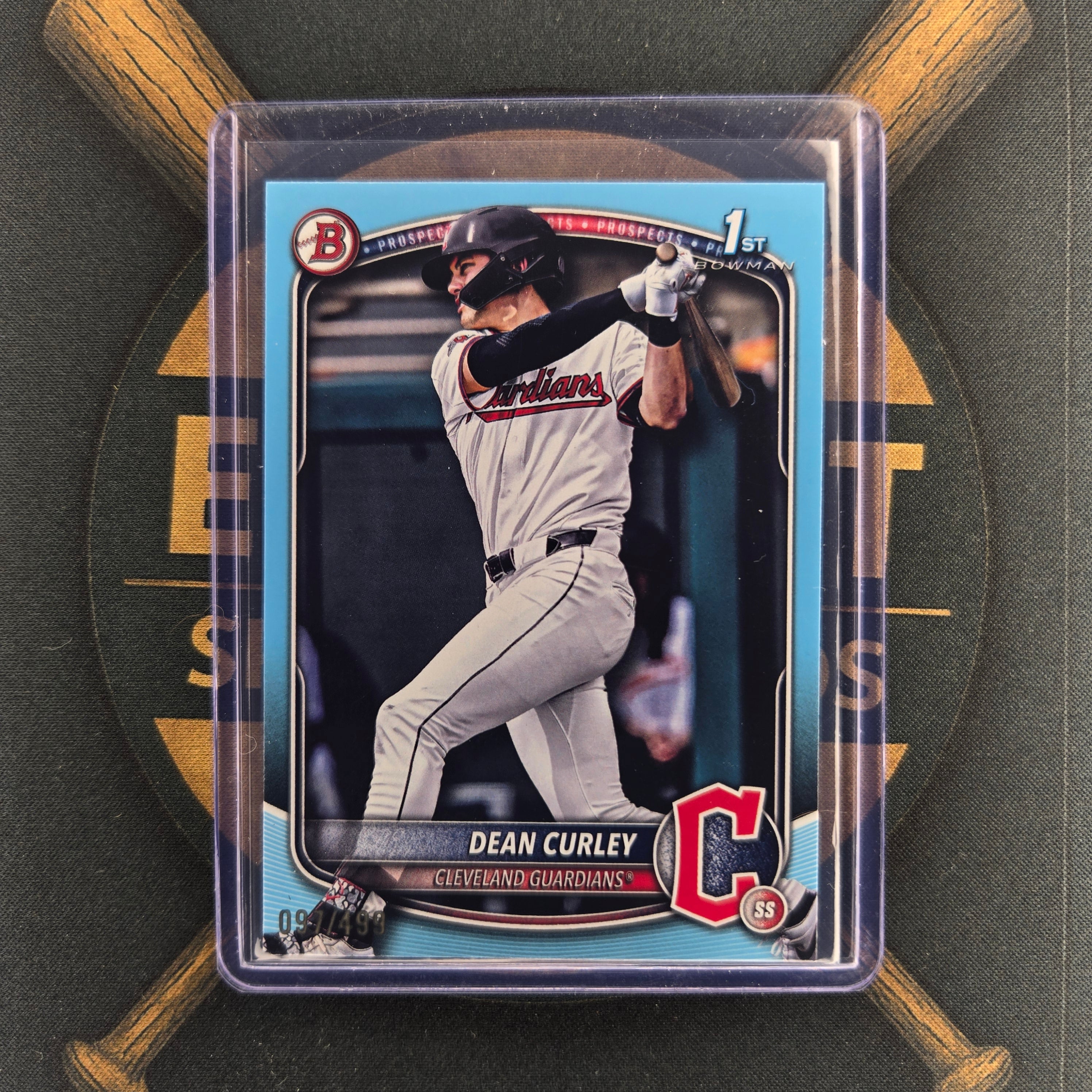 2025 Bowman Draft Dean Curley Sky Blue