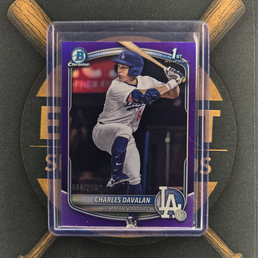 2025 Bowman Draft Charles Davalan Purple