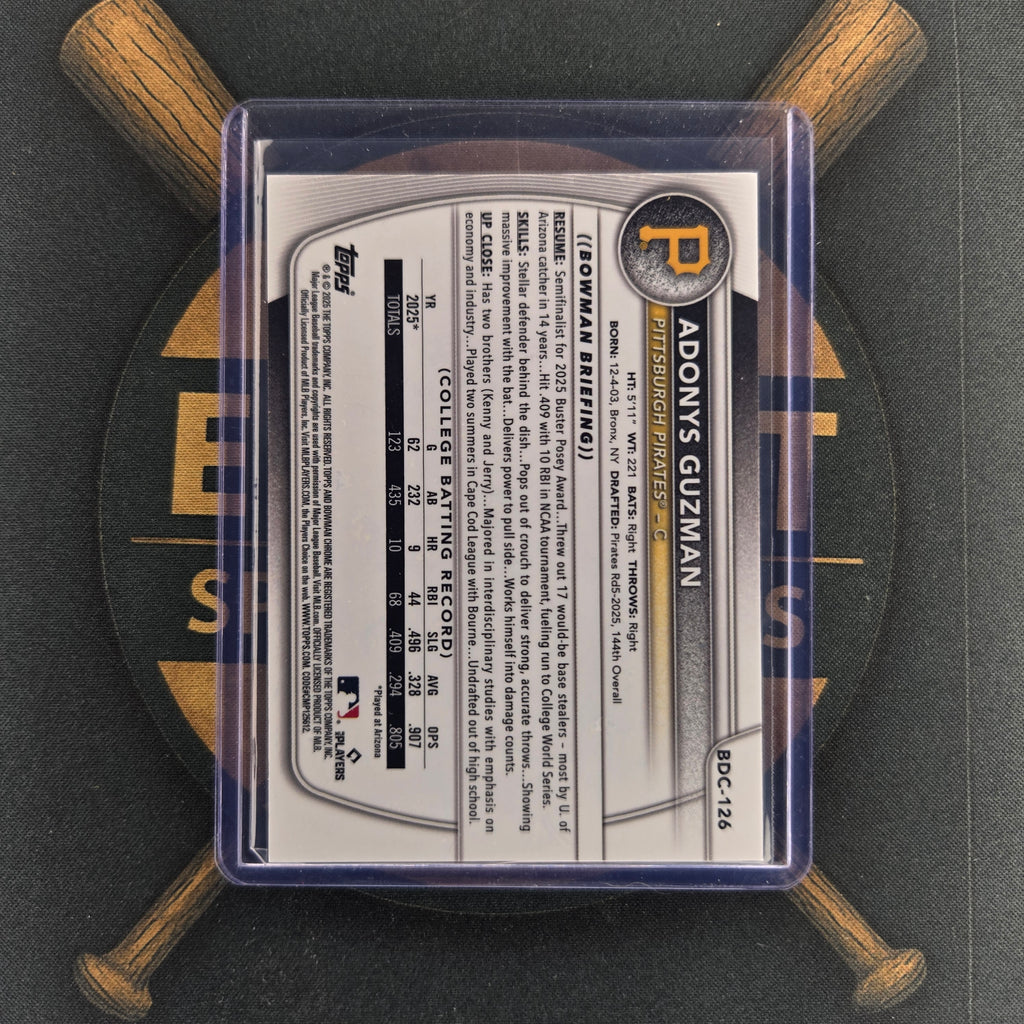2025 Bowman Draft Adonys Guzman Purple