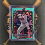 2025 Bowman Draft Aaron Walton Aqua Wave