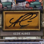 2025 Topps Museum Ronald Acuna / Ozzie Albies Dual Auto Jumbo Lumber