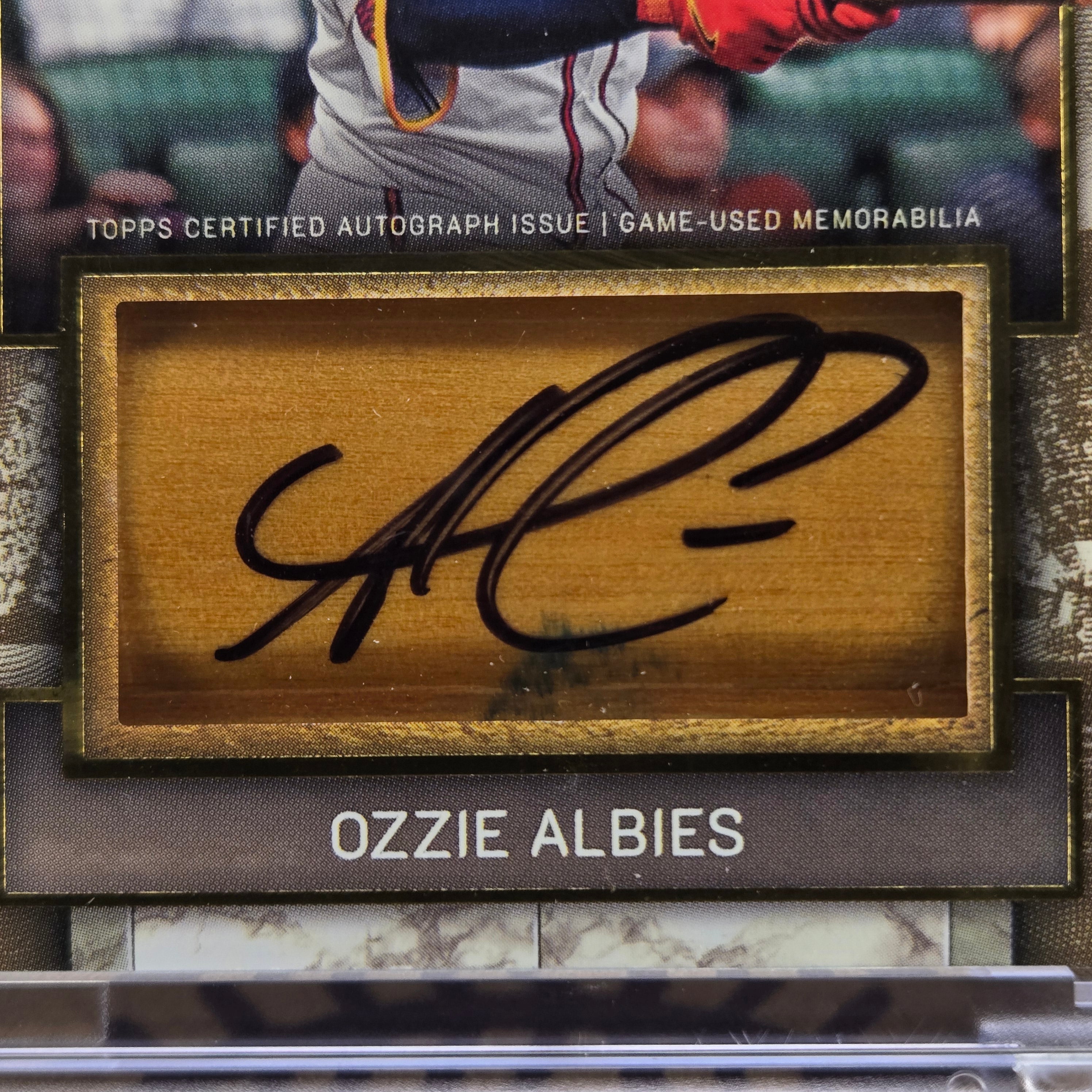 2025 Topps Museum Ronald Acuna / Ozzie Albies Dual Auto Jumbo Lumber