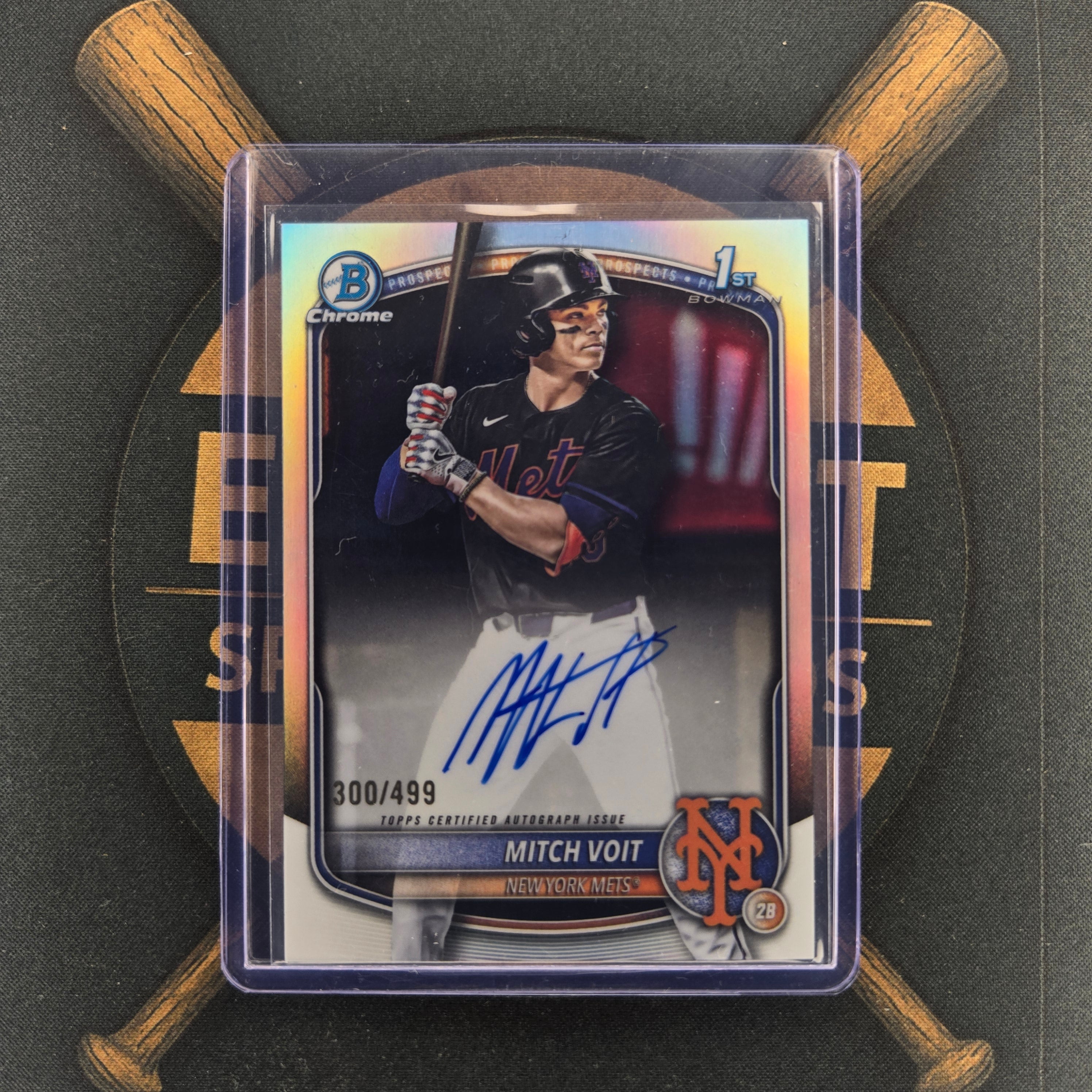 2025 Bowman Draft Mitch Voit Refractor Auto