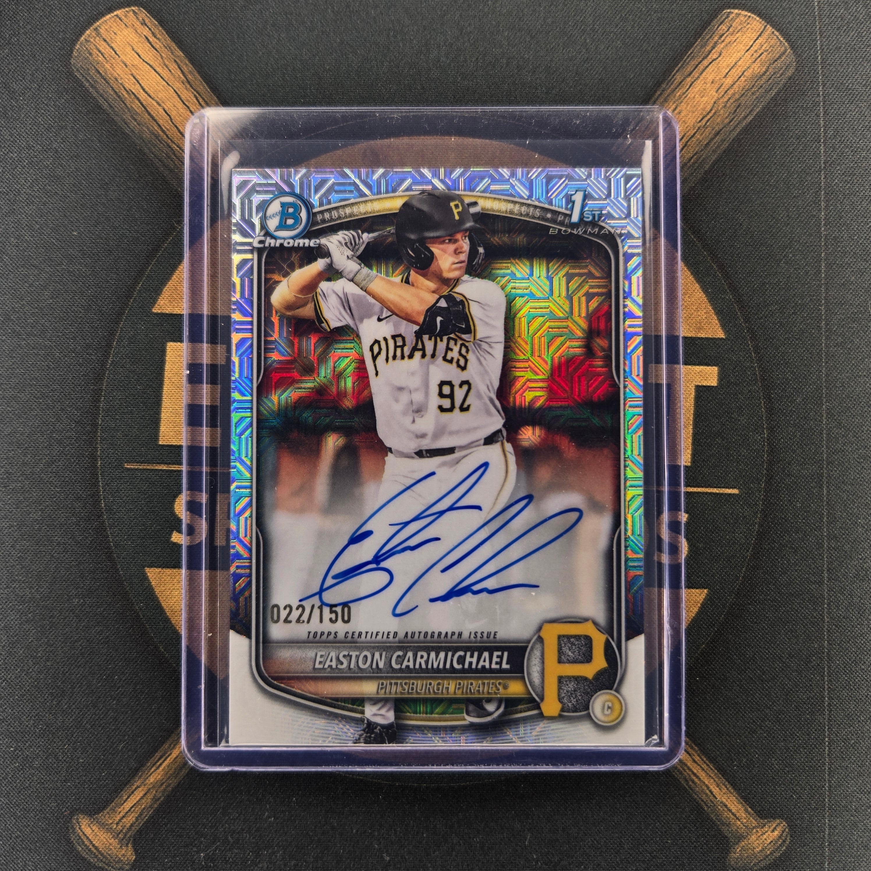 2025 Bowman Draft Easton Carmichael Mojo Refractor Auto