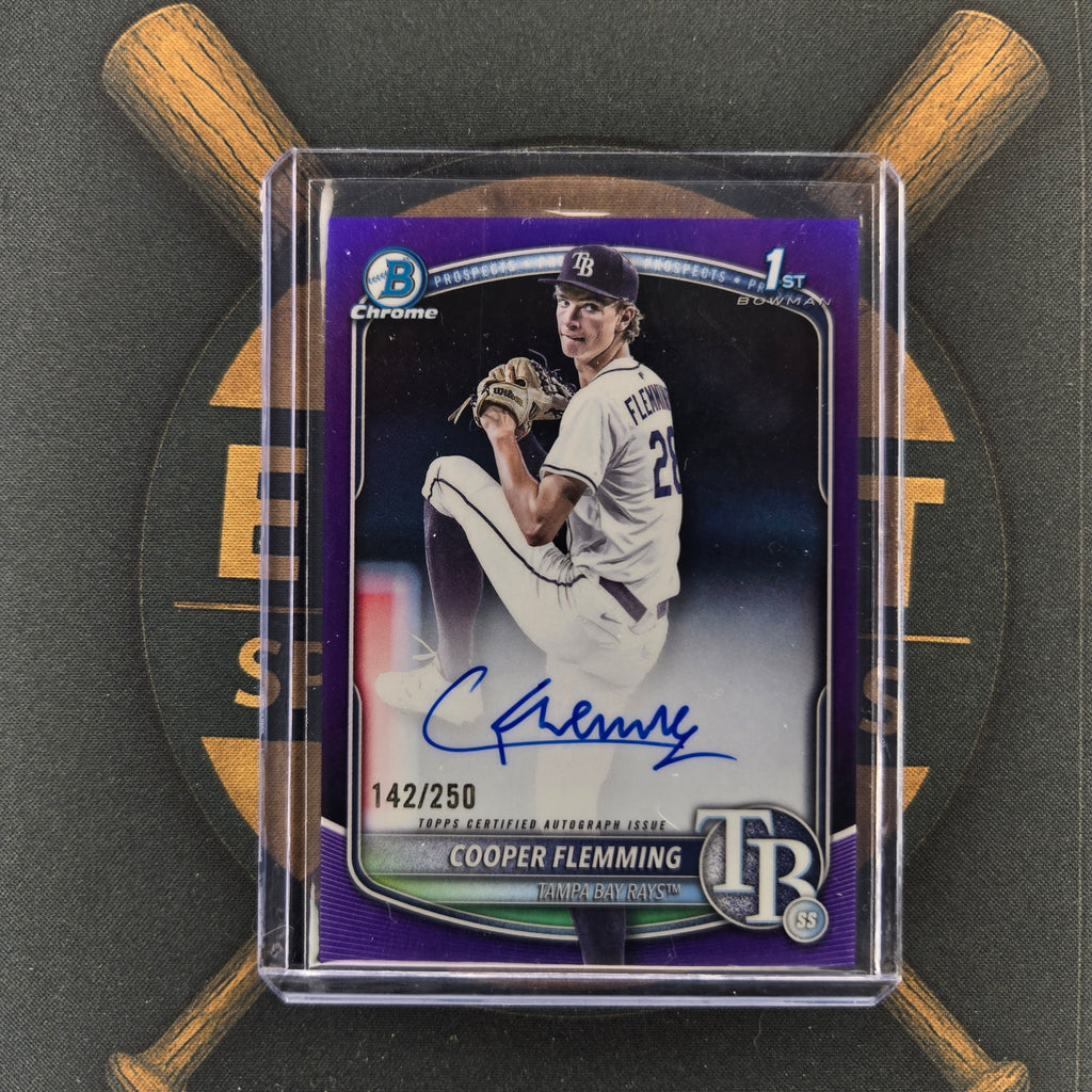 2025 Bowman Draft Cooper Flemming Purple Auto