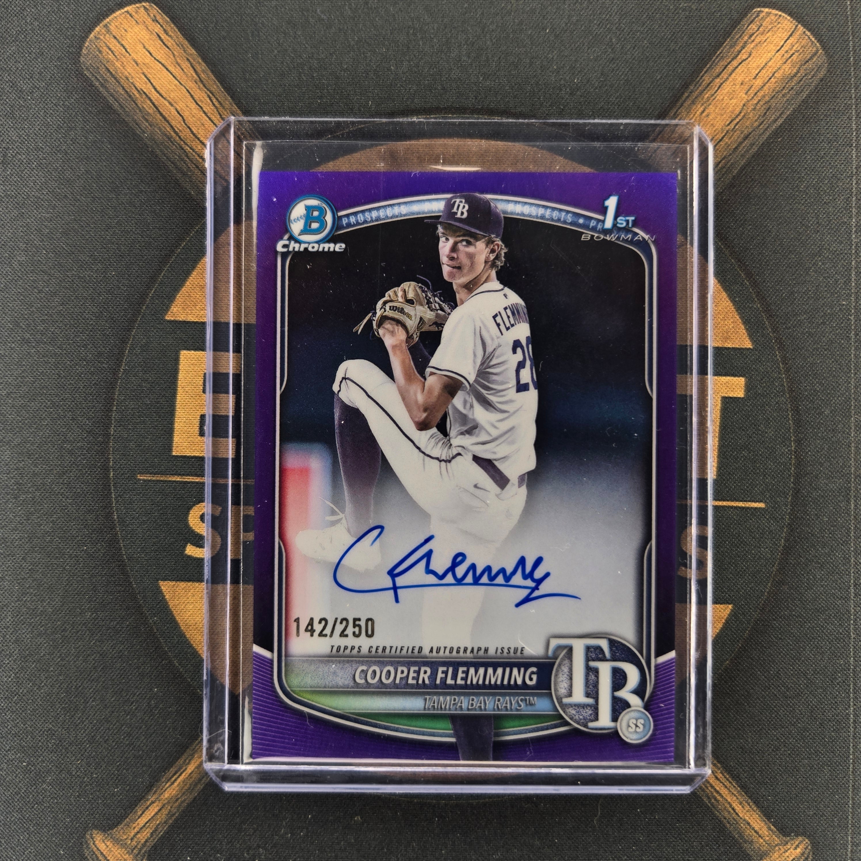 2025 Bowman Draft Cooper Flemming Purple Auto