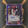 2025 Bowman Draft Ryan Mitchell Purple Auto