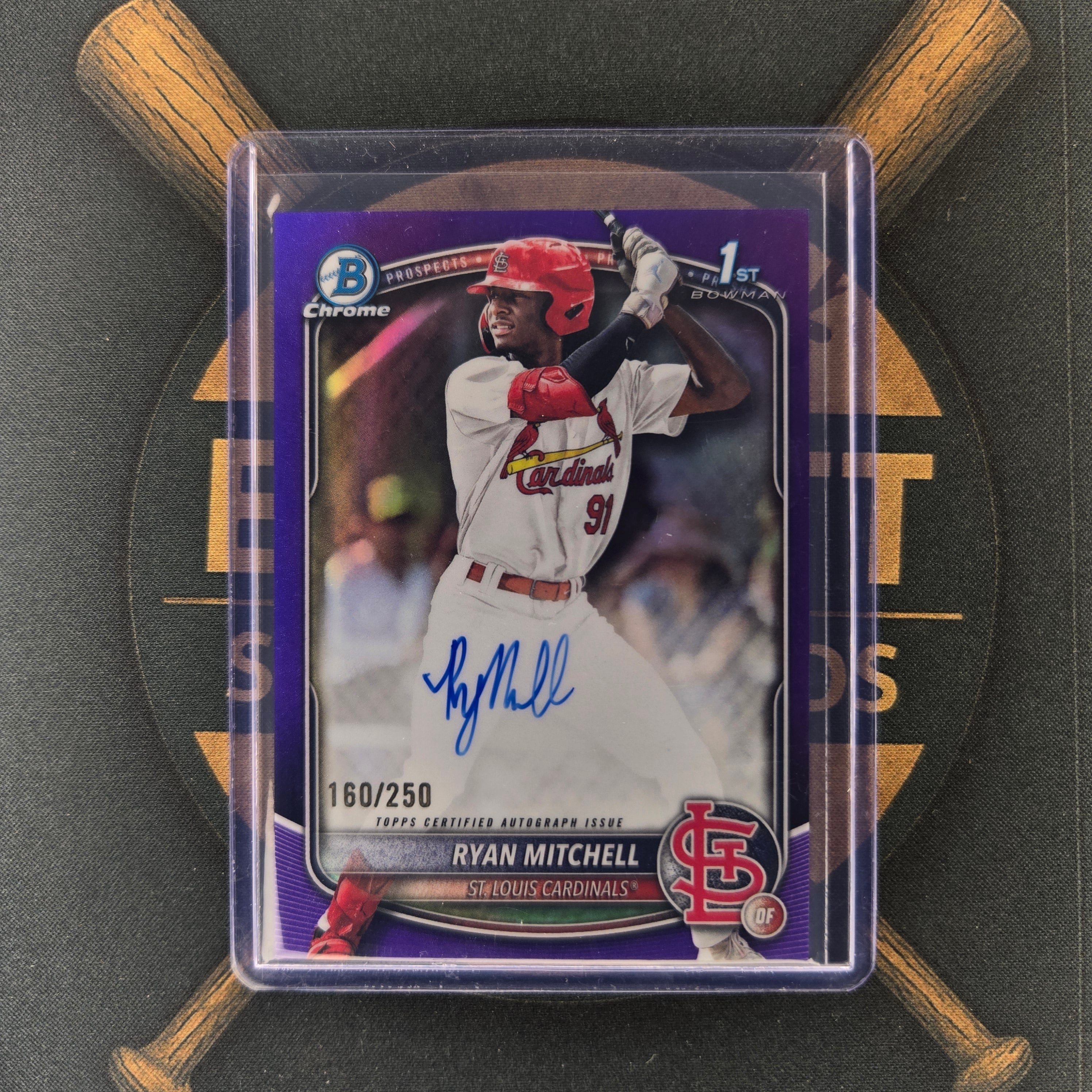 2025 Bowman Draft Ryan Mitchell Purple Auto
