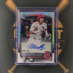 2025 Bowman Draft Matthew Miura Mojo Auto