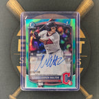 2025 Bowman Draft Aaron Walton Aqua Lava Auto