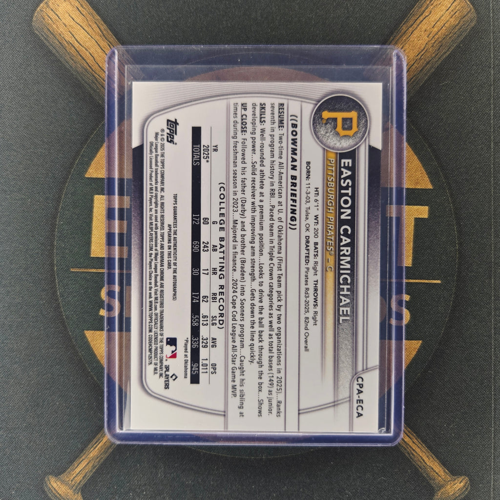 2025 Bowman Draft Easton Carmichael Auto
