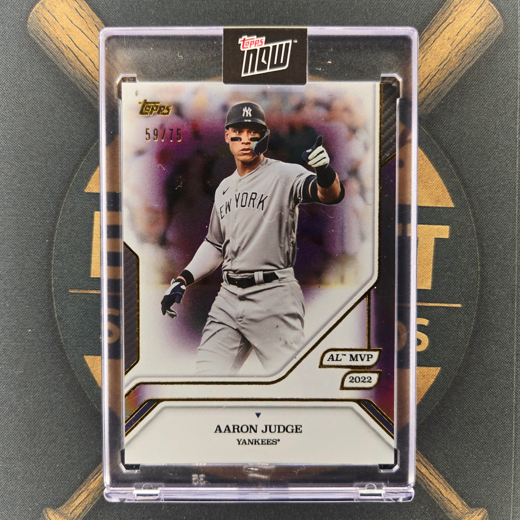 2025 Topps MVP Aaron Judge Purple Foil