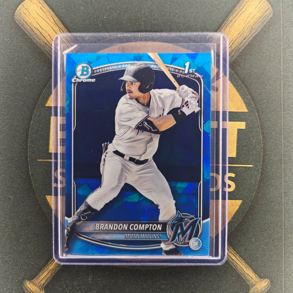 2025 Bowman Draft Sapphire Brandon Compton Refractor