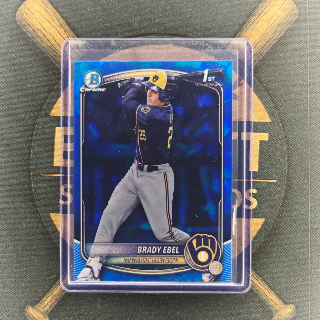 2025 Bowman Draft Sapphire Brady Ebel Refractor