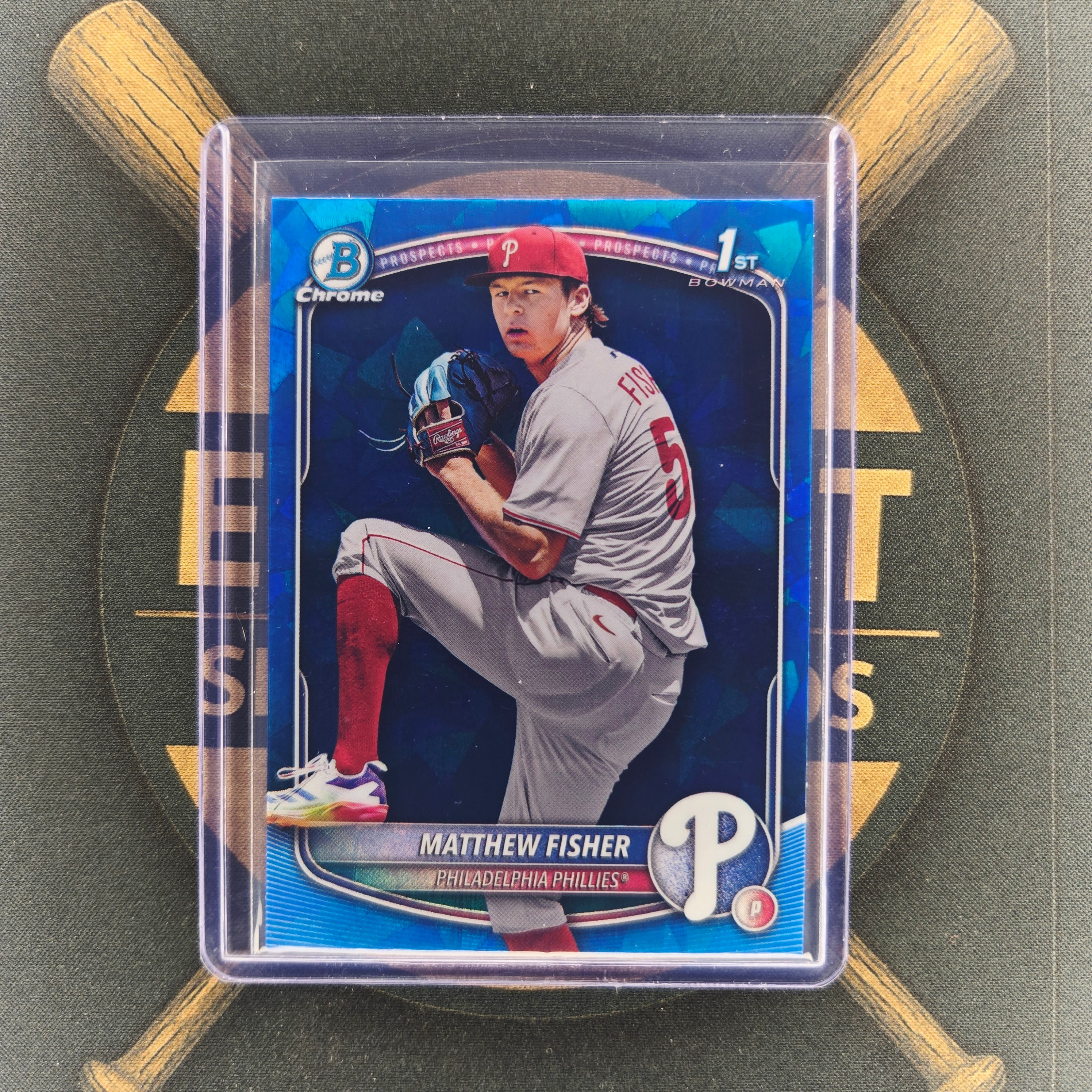2025 Bowman Draft Sapphire Matthew Fisher Refractor