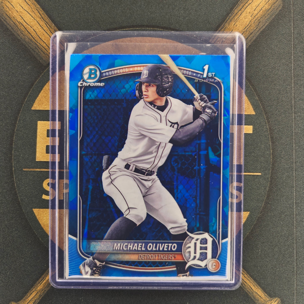 2025 Bowman Draft Sapphire Michael Oliveto Refractor