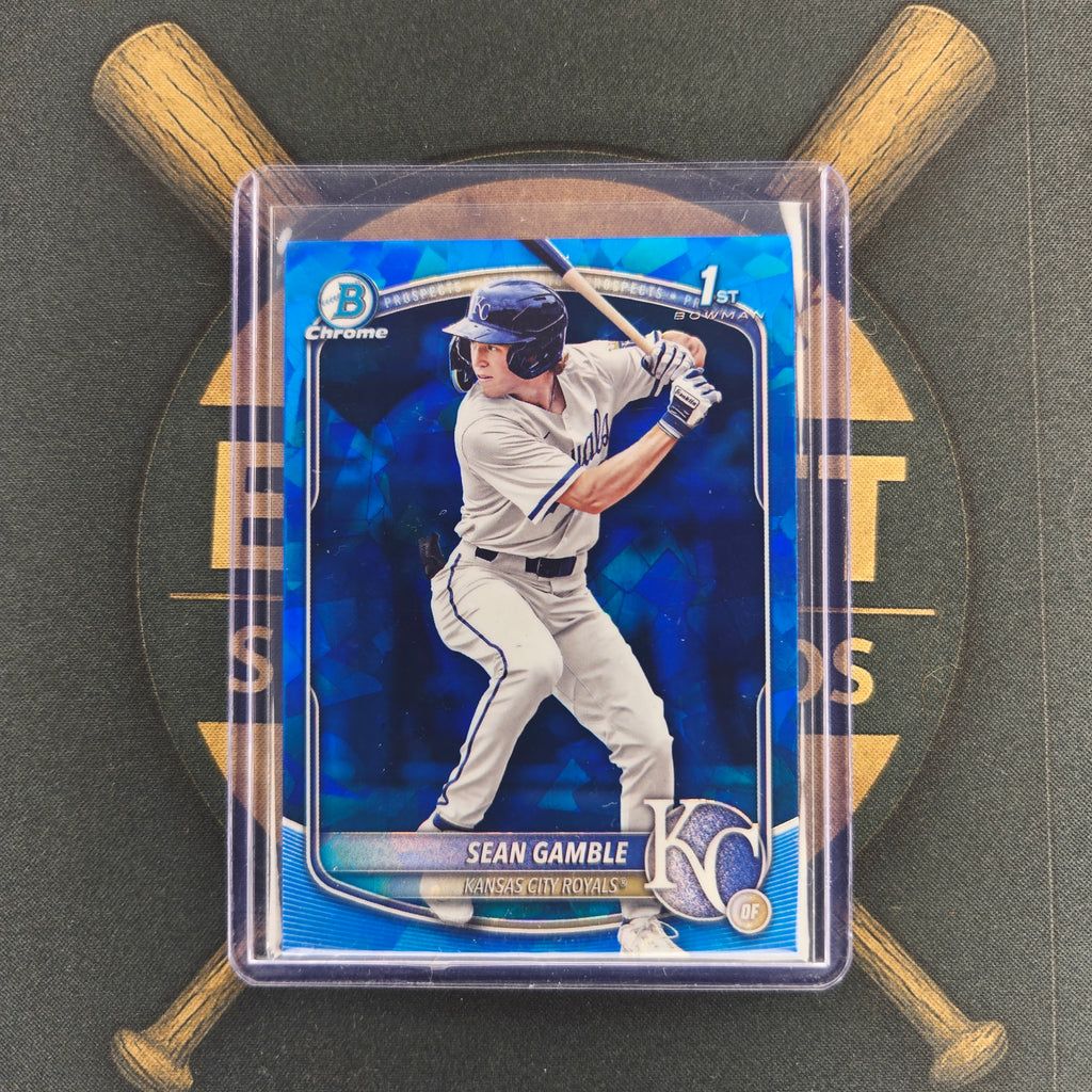 2025 Bowman Draft Sapphire Sean Gamble Refractor