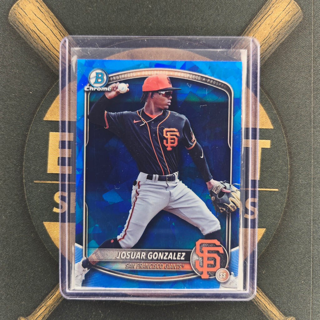 2025 Bowman Draft Sapphire Josuar Gonzalez Refractor