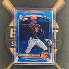 2025 Bowman Draft Sapphire Josuar Gonzalez Refractor