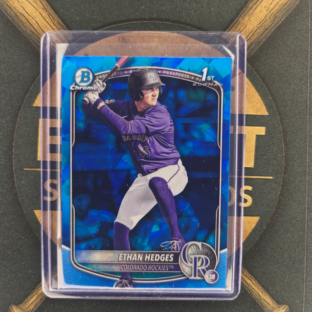 2025 Bowman Draft Sapphire Ethan Hedges Refractor